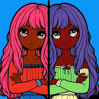 realistic girls split