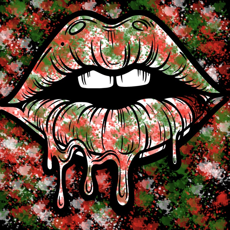 lips that look realistic and drip