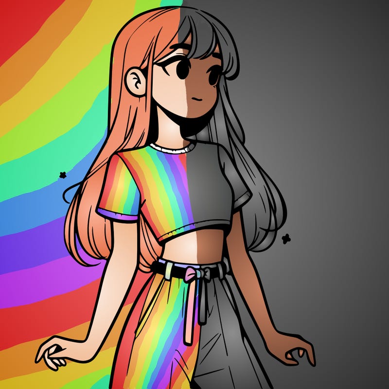 girl in a cute crop top