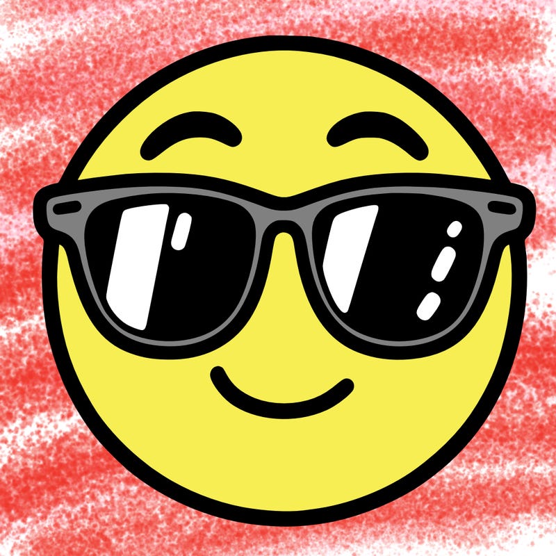 emoji with sunglasses