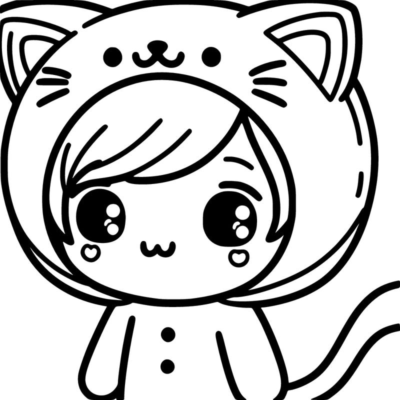 person in cat costume