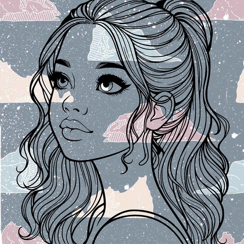 beautiful realistic girl