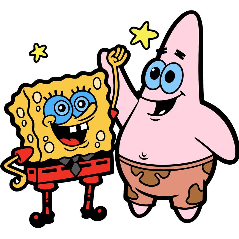 sponge bob with patrick