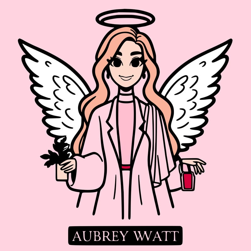 aubrey wyatt with angel wings