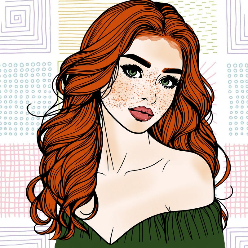 beautiful realistic girl