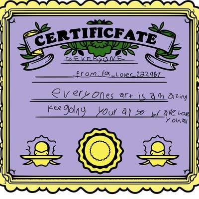 certificate paper