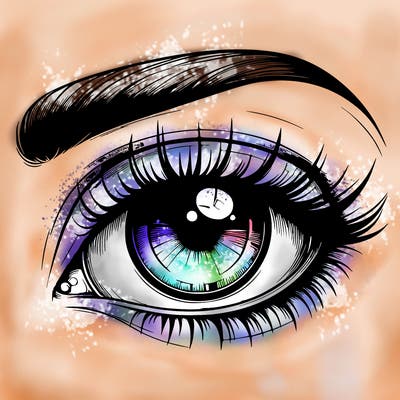 realistic eye
