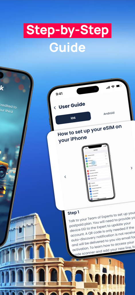 海外旅行のためにiPhoneでMonty eSIMを設定するステップバイステップガイド