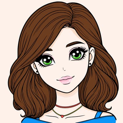 realistic pretty girl