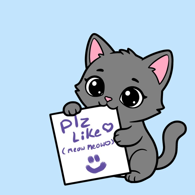 a small cat with a blank sheet of paper in its hand. the cat is sooooooo cute!