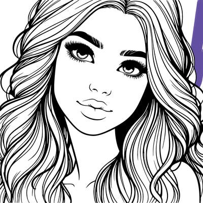 beautiful realistic girl