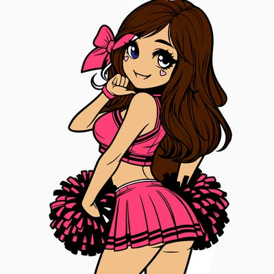 realistic cheerleader