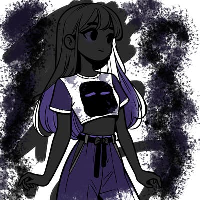 girl in a cute crop top