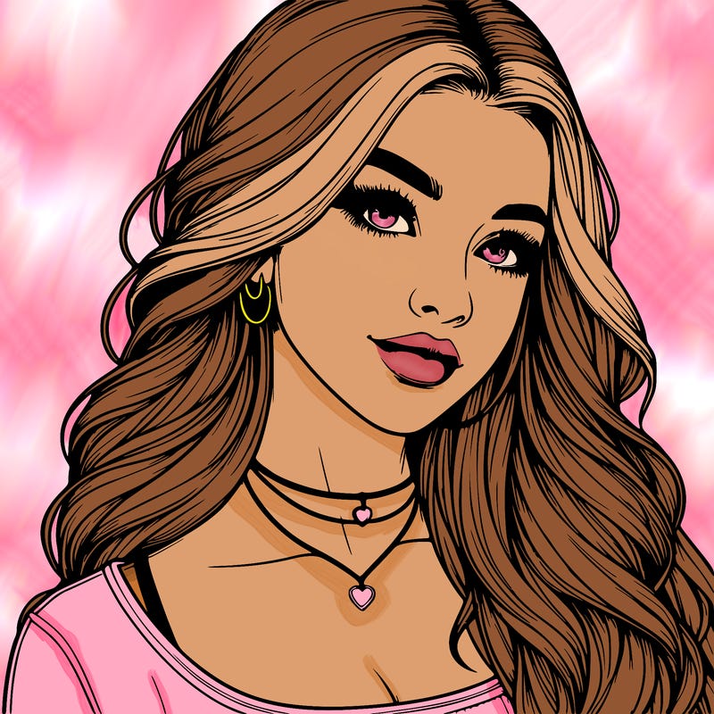 detailed realistic girl