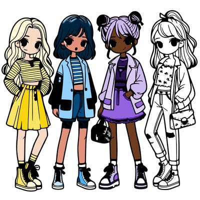 girls with fashion