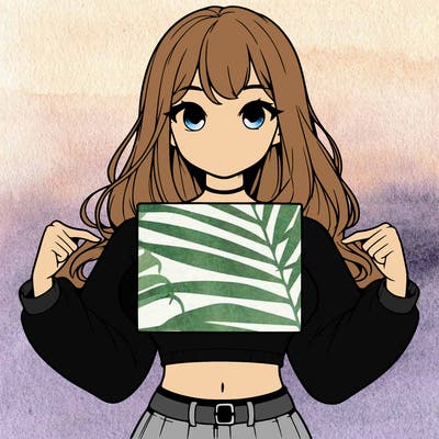 girl holding a blank sign in a long sleeve crop top