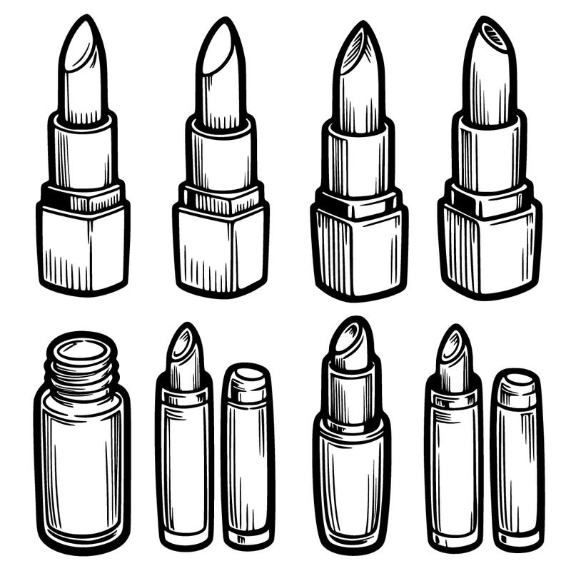 lipsticks and lip gloss
