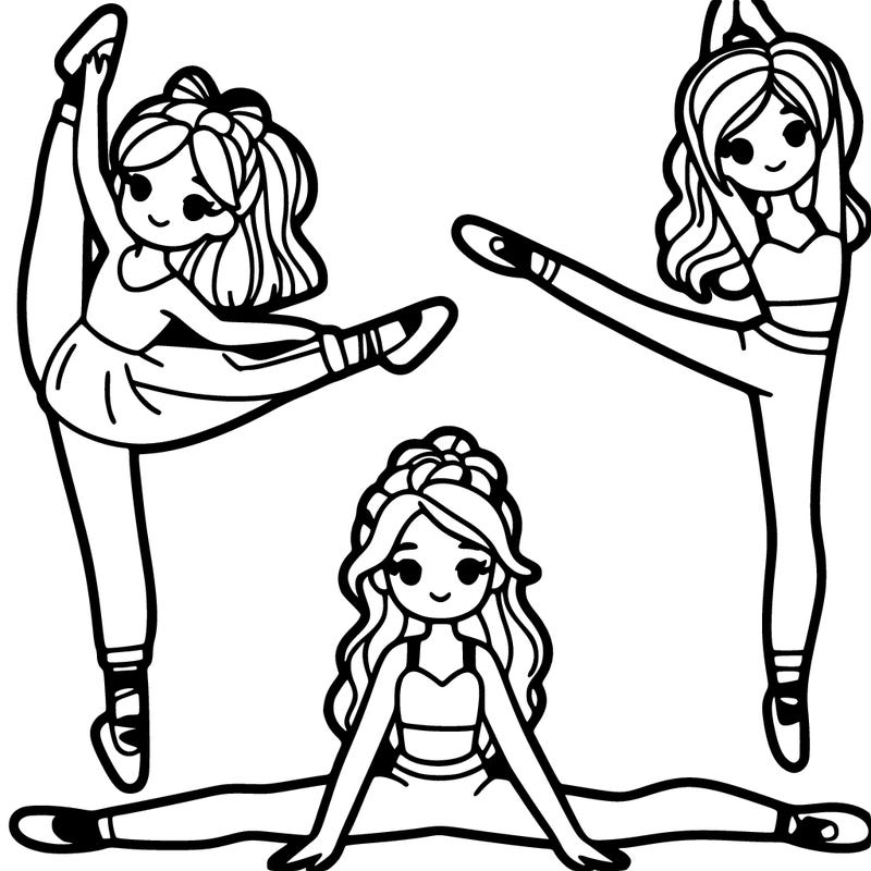 girls doing the splits
