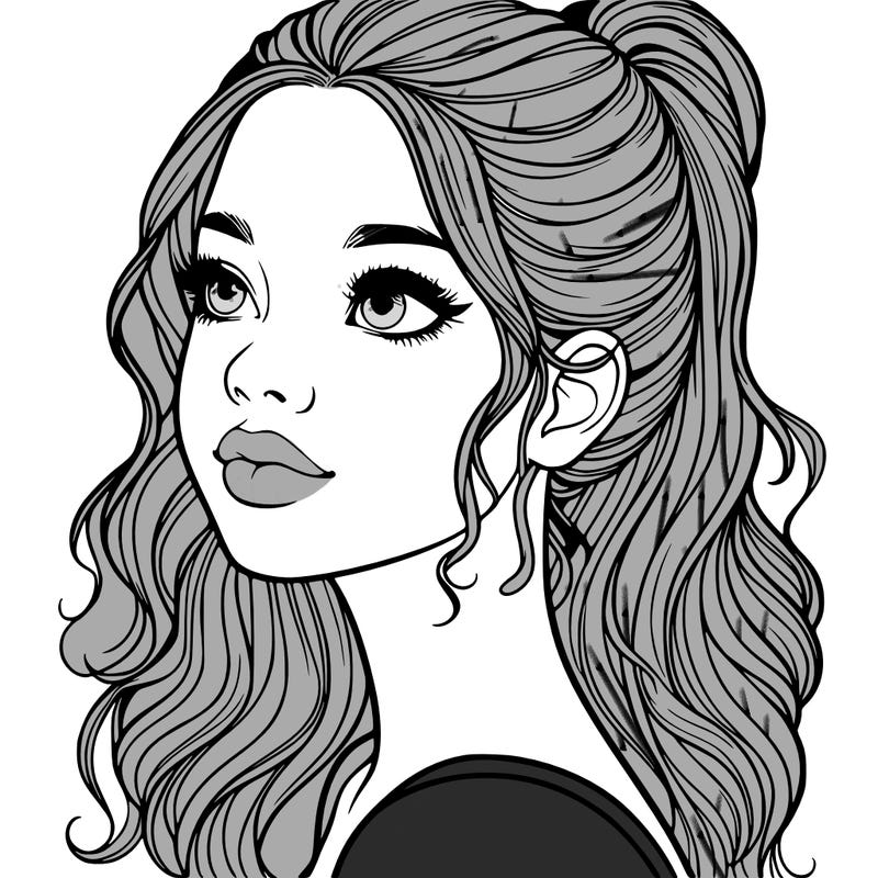 beautiful realistic girl