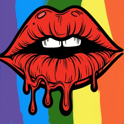 lips that look realistic and drip