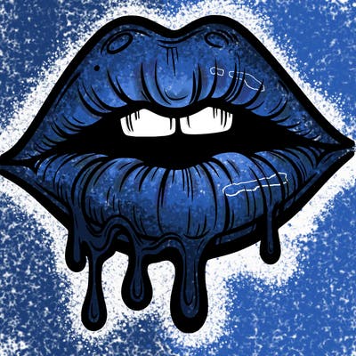 lips that look realistic and drip