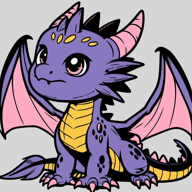 fierce baby night dragon