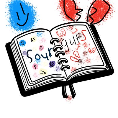 open note book blank