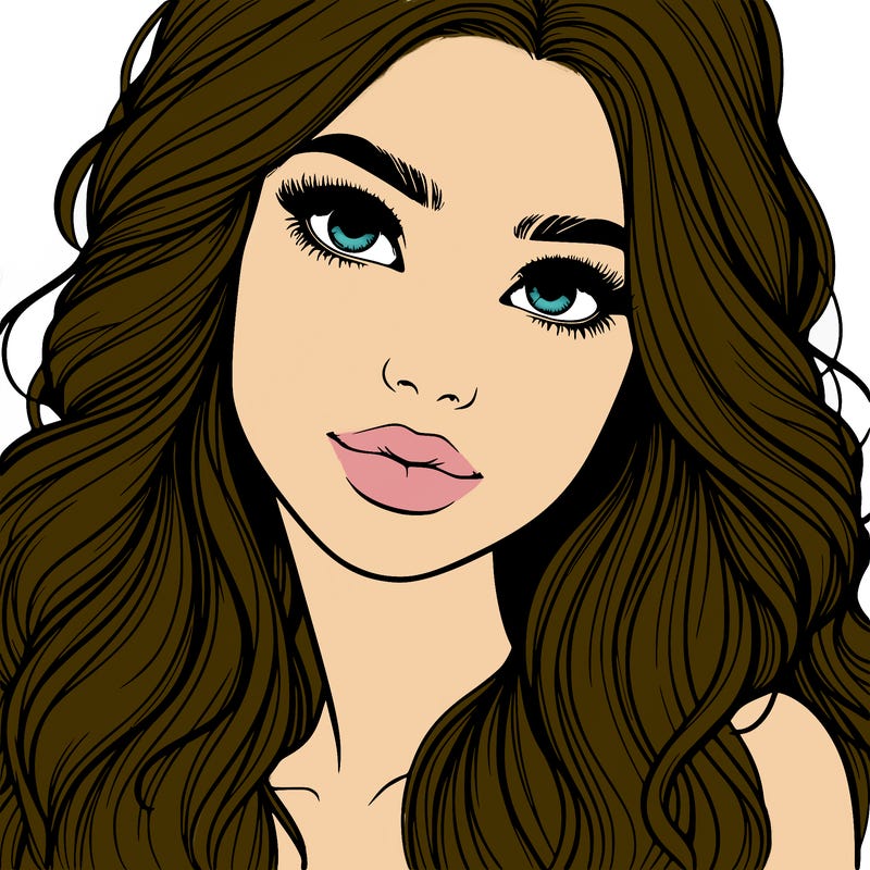 beautiful realistic girl