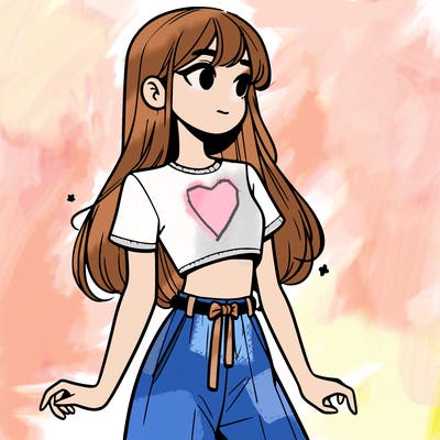 girl in a cute crop top