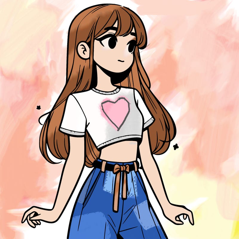 girl in a cute crop top