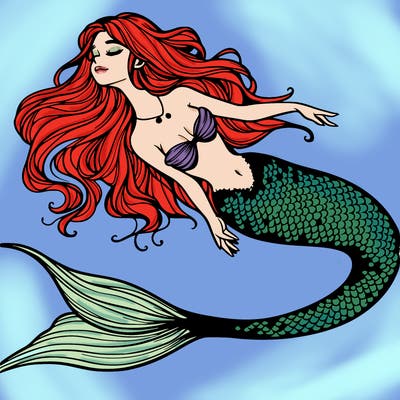 mermaid realistic