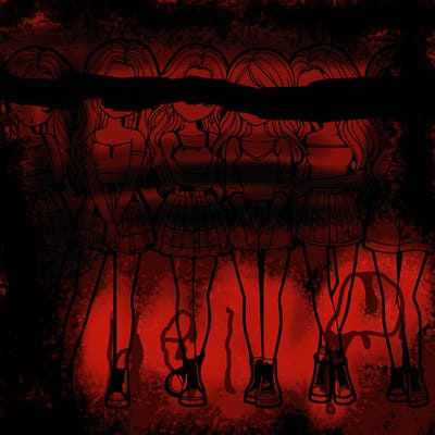 a group of girls realistic