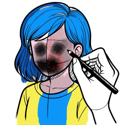 drawing a realistic person