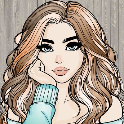 beautiful realistic girl