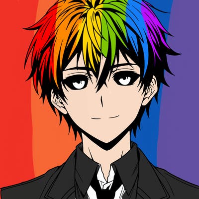 anime man realistic