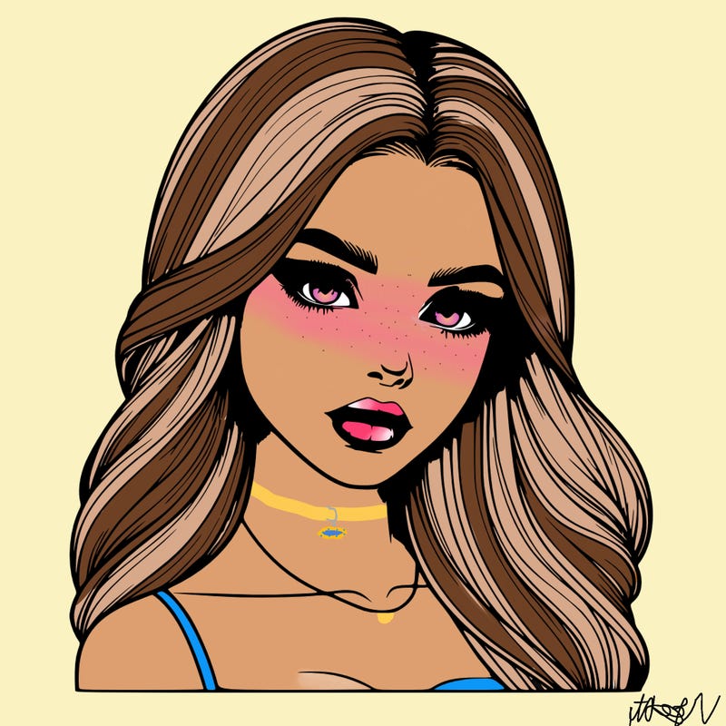 realistic girl.