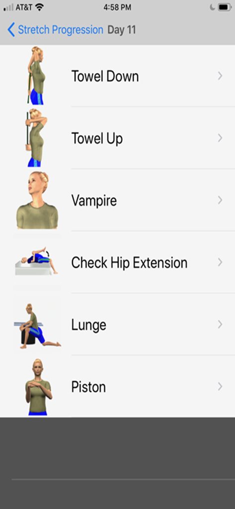 Stretch for Pain Relief Upper - Uma lista de exercícios diários de alongamento para alívio da dor na parte superior do corpo, incluindo movimentos com toalha e afundos
