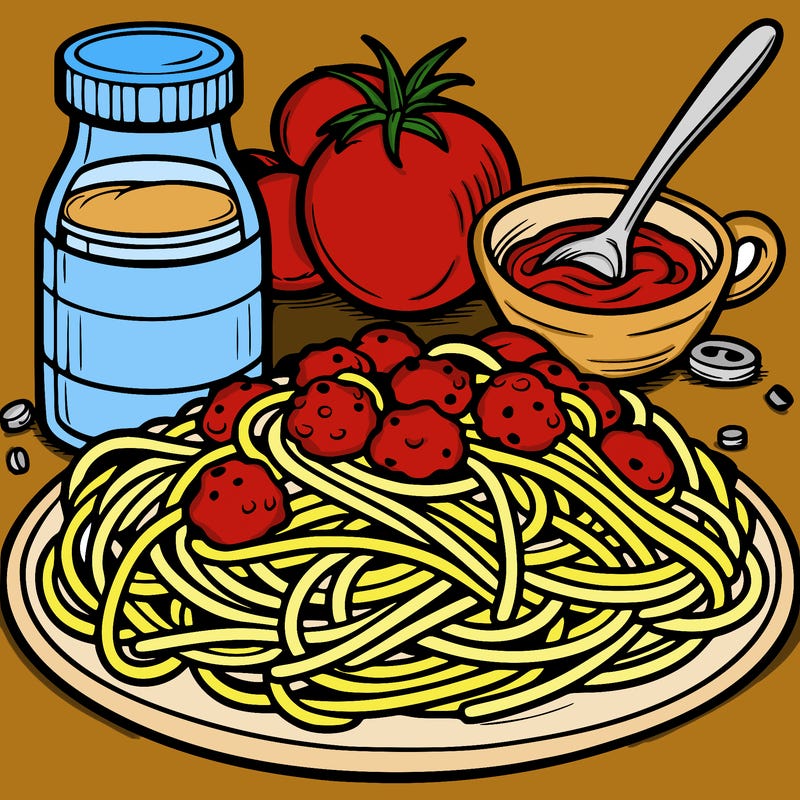 spaghetti and meat sauce