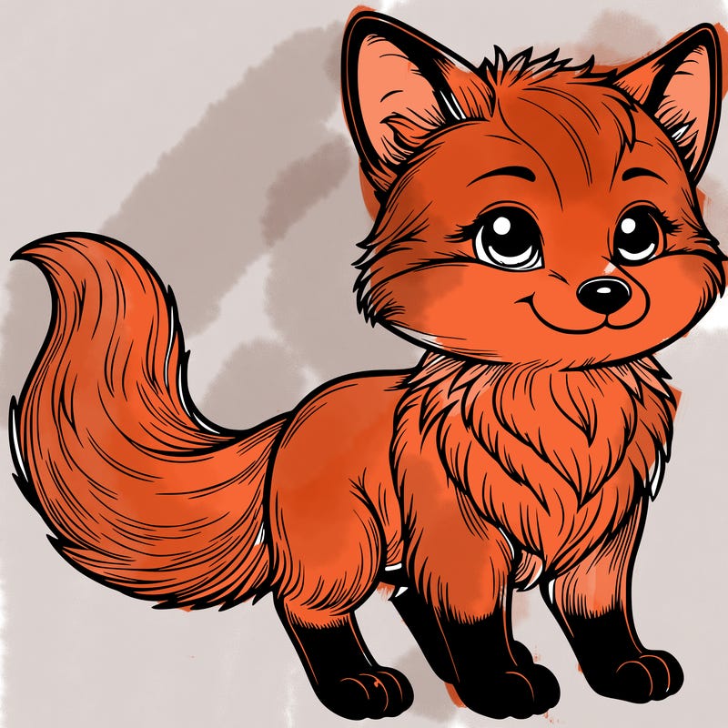 realistic fox