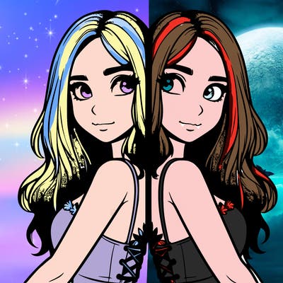 a realistic girl split