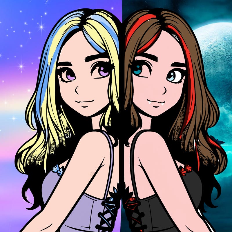 a realistic girl split