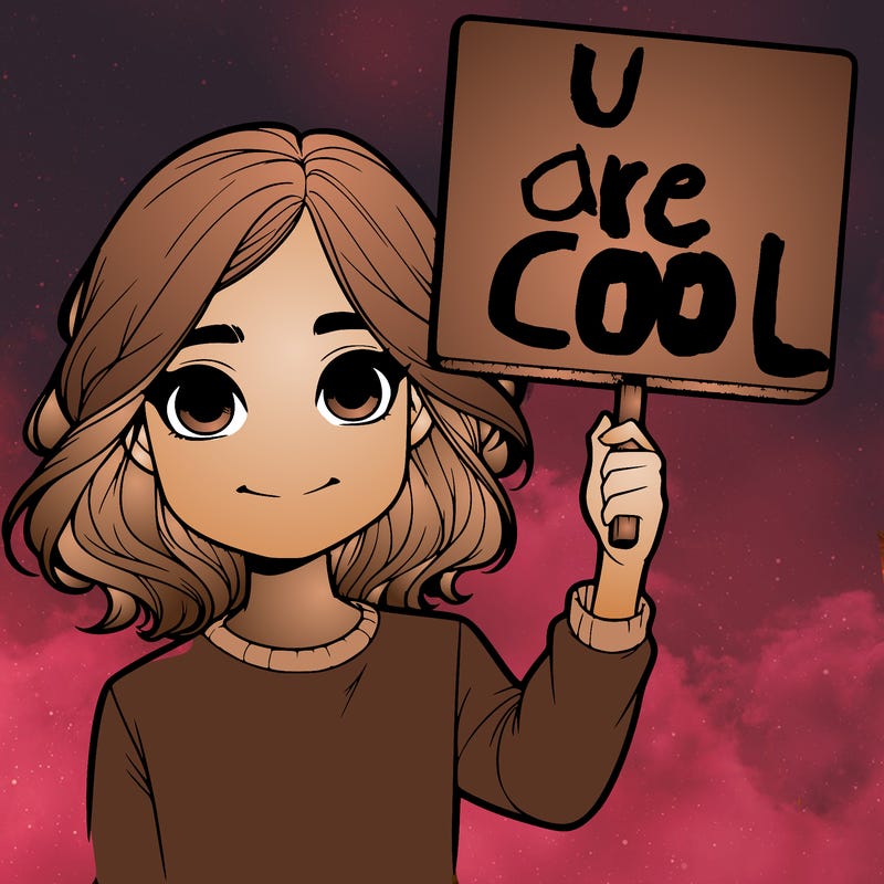 realistic girl holding up a sign