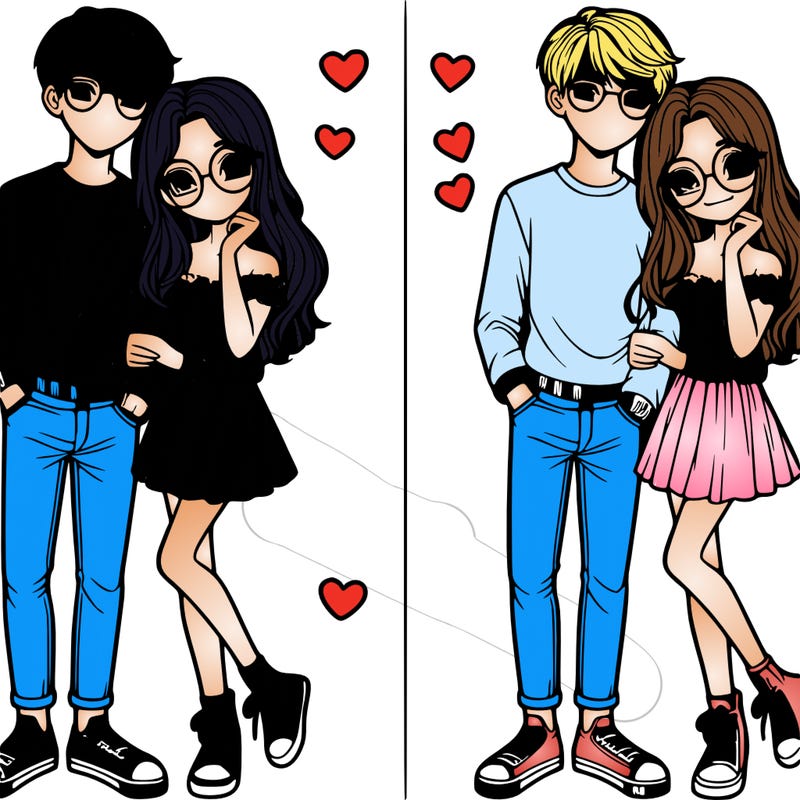 realistic boyfrend and girlfrend