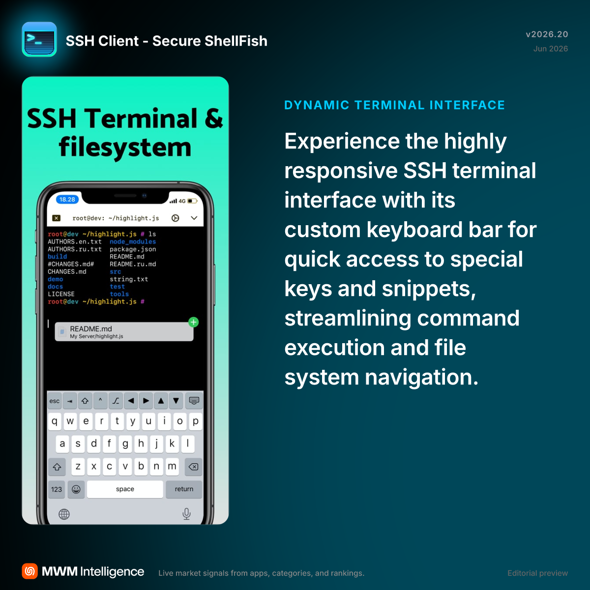 SSH Client - Secure ShellFish - Developer Tools App | MWM