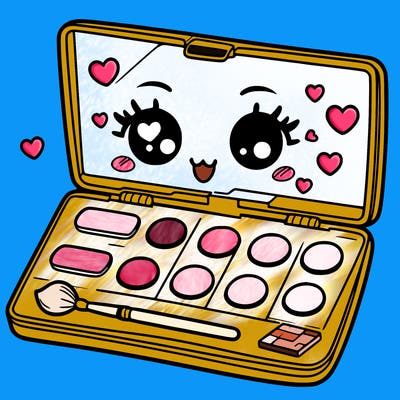 makeup pallet