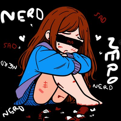 a girl after a breakup