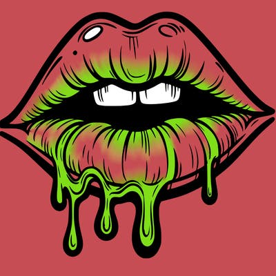 lips that look realistic and drip