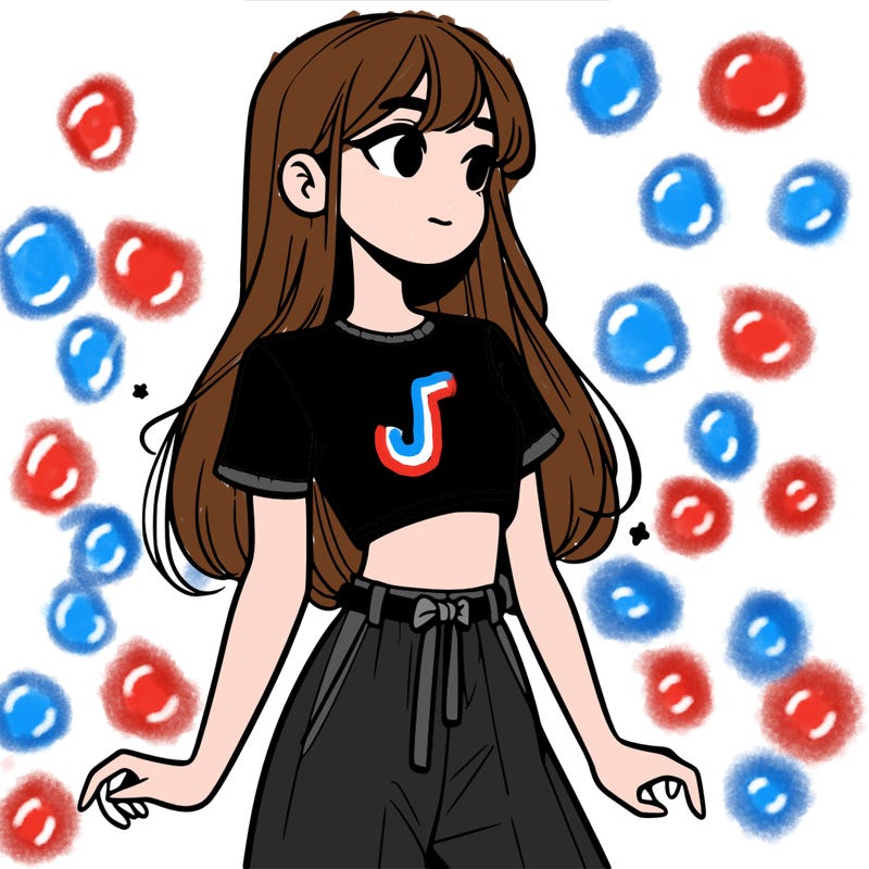 girl in a cute crop top