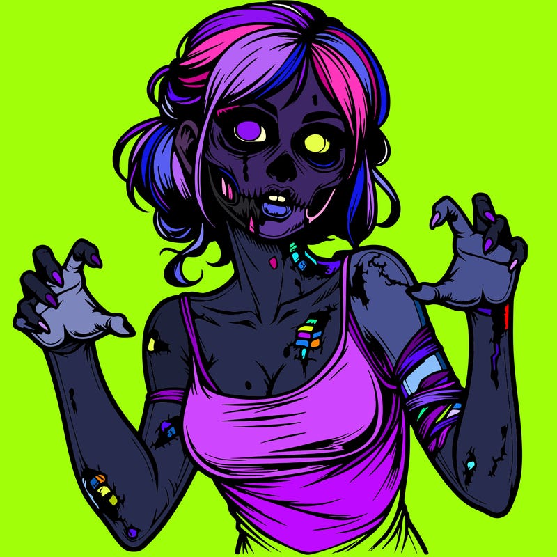 realistic zombie girl