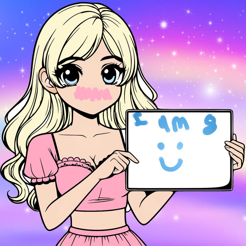 realistic pretty girl holding blank sign